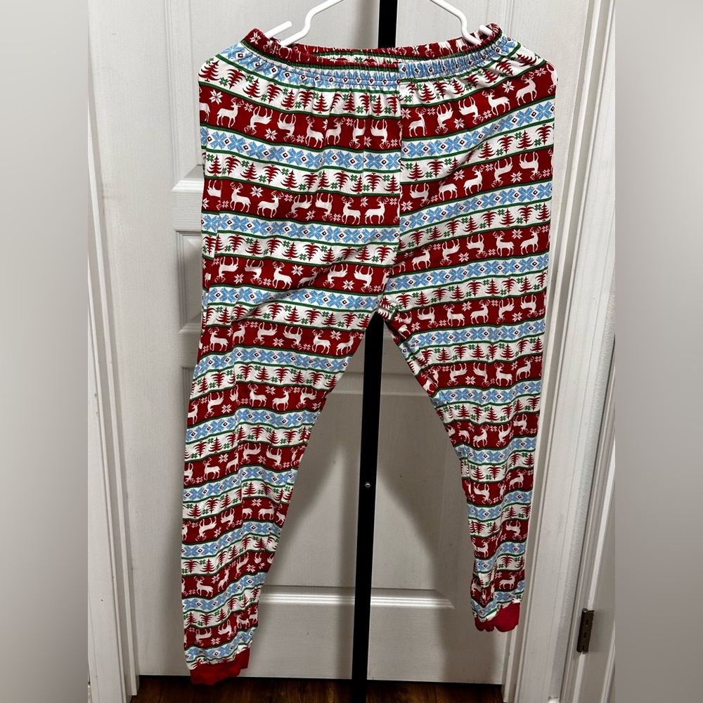 Coral bee size small Christmas cotton pants